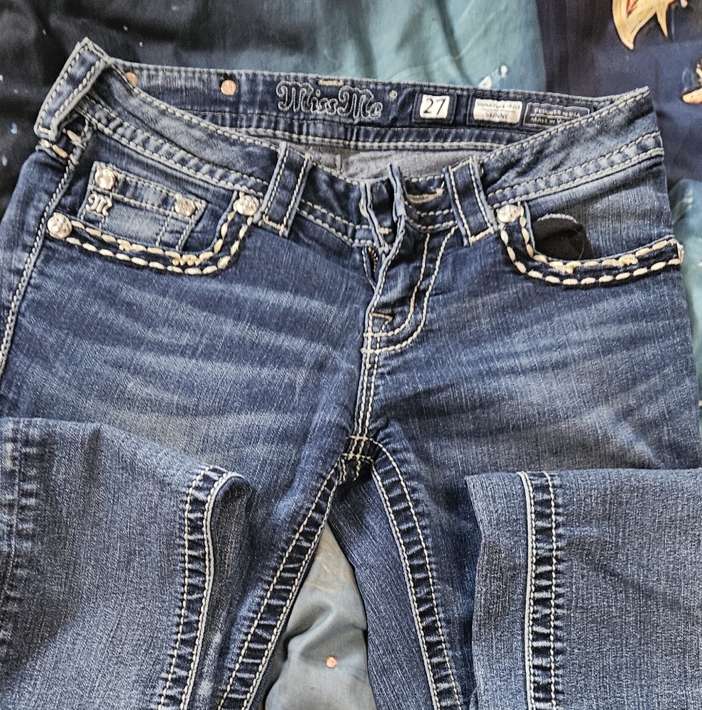 Miss Me Women's Dark Blue Boot Cut Jeans